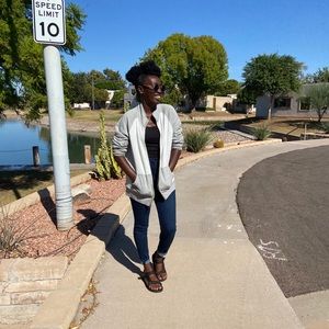 J. Crew Vintage Fleece Zip-front Sweatshirt - gray